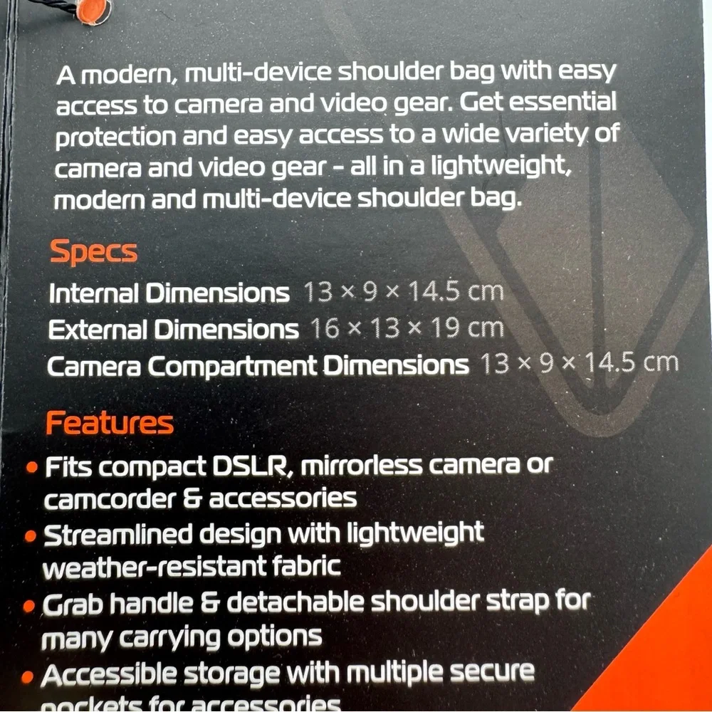 Alpine 120 Black Camera Bag
